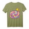 Erdnüsse Woodstock Peace Love T-Shirt – Offiziell lizenzierte Peanuts Kollektion für Fans, Freunde & Familie