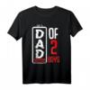 Dad Of 2 Boys Geringe Batterie Werdender Vater Papa Spruch T-Shirt – Lustiges Geschenk für werdende Väter, Geburt, Taufe & mehr