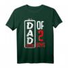 Dad Of 2 Boys Geringe Batterie Werdender Vater Papa Spruch T-Shirt – Lustiges Geschenk für werdende Väter, Geburt, Taufe & mehr