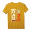 Dad Of 2 Boys Geringe Batterie Werdender Vater Papa Spruch T-Shirt – Lustiges Geschenk für werdende Väter, Geburt, Taufe & mehr