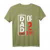 Dad Of 2 Boys Geringe Batterie Werdender Vater Papa Spruch T-Shirt – Lustiges Geschenk für werdende Väter, Geburt, Taufe & mehr