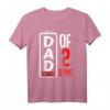 Dad Of 2 Boys Geringe Batterie Werdender Vater Papa Spruch T-Shirt – Lustiges Geschenk für werdende Väter, Geburt, Taufe & mehr