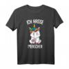 Ich hasse Menschen Einhorn T-Shirt – Lustiges, Ironisches Geschenk für Tierliebhaber, Freunde & Anlässe