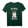 Ich hasse Menschen Einhorn T-Shirt – Lustiges, Ironisches Geschenk für Tierliebhaber, Freunde & Anlässe