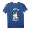 Ich hasse Menschen Einhorn T-Shirt – Lustiges, Ironisches Geschenk für Tierliebhaber, Freunde & Anlässe