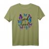 Christliches Bibelvers T-Shirt mit Schmetterling - God Is Good Motiv für Christen und Glaubensfreunde