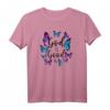 Christliches Bibelvers T-Shirt mit Schmetterling - God Is Good Motiv für Christen und Glaubensfreunde