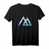 Abstrakt Dreieck Berge Wald T-Shirt mit Ski, Snowboard & Wintermotiven – Perfektes Geschenk für Wintersport- und Naturfans zu Weihnachten, Geburtstag & besonderen Anlässen