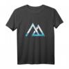 Abstrakt Dreieck Berge Wald T-Shirt mit Ski, Snowboard & Wintermotiven – Perfektes Geschenk für Wintersport- und Naturfans zu Weihnachten, Geburtstag & besonderen Anlässen