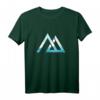 Abstrakt Dreieck Berge Wald T-Shirt mit Ski, Snowboard & Wintermotiven – Perfektes Geschenk für Wintersport- und Naturfans zu Weihnachten, Geburtstag & besonderen Anlässen