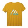 Abstrakt Dreieck Berge Wald T-Shirt mit Ski, Snowboard & Wintermotiven – Perfektes Geschenk für Wintersport- und Naturfans zu Weihnachten, Geburtstag & besonderen Anlässen