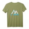 Abstrakt Dreieck Berge Wald T-Shirt mit Ski, Snowboard & Wintermotiven – Perfektes Geschenk für Wintersport- und Naturfans zu Weihnachten, Geburtstag & besonderen Anlässen