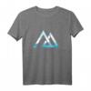 Abstrakt Dreieck Berge Wald T-Shirt mit Ski, Snowboard & Wintermotiven – Perfektes Geschenk für Wintersport- und Naturfans zu Weihnachten, Geburtstag & besonderen Anlässen
