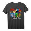 Pura Vida Costa Rica T-Shirt mit Strand, Tieren & buntem Design – Perfektes Souvenir für Costa Rica Fans & Urlauber