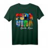 Pura Vida Costa Rica T-Shirt mit Strand, Tieren & buntem Design – Perfektes Souvenir für Costa Rica Fans & Urlauber