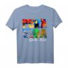 Pura Vida Costa Rica T-Shirt mit Strand, Tieren & buntem Design – Perfektes Souvenir für Costa Rica Fans & Urlauber