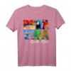 Pura Vida Costa Rica T-Shirt mit Strand, Tieren & buntem Design – Perfektes Souvenir für Costa Rica Fans & Urlauber