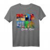 Pura Vida Costa Rica T-Shirt mit Strand, Tieren & buntem Design – Perfektes Souvenir für Costa Rica Fans & Urlauber