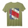 Costa Rica Flagge T-Shirt für Damen, Herren & Kinder - Klassisch geschnitten, doppelt genäht