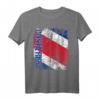Costa Rica Flagge T-Shirt für Damen, Herren & Kinder - Klassisch geschnitten, doppelt genäht