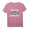 Ride the BumsBus T-Shirt – Witziges, klassisch geschnittenes Humor-T-Shirt mit doppeltem Saum für Freunde und Fans