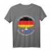 Deutsch Aufgewachsen mit Slowakischen Wurzeln T-Shirt – Flaggenmotiv für Stolz auf doppelte Herkunft & Familienwurzeln