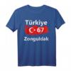 Türkei 67 Zonguldak T-Shirt mit Türkischer Flagge - Geschenkidee für Freunde & Familie, perfekt zu Geburtstag, Weihnachten, Zuckerfest & türkischen Feiertagen