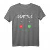 Seattle Is Calling USA Amerika Städtetrip T-Shirt – Lustiges Reiseoutfit für Weltenbummler und Auswanderer in die USA