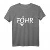 HapKoala Föhr Wyk T-Shirt – Souvenir & Geschenkidee für Föhr-Liebhaber, Urlaub auf Nordseeinsel mit Möwe Design