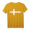 Dänemark Flagge T-Shirt Skandinavisches Kreuz – Modisches dänisches Design für Damen und Herren, perfekte Geschenkidee
