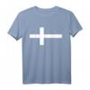 Dänemark Flagge T-Shirt Skandinavisches Kreuz – Modisches dänisches Design für Damen und Herren, perfekte Geschenkidee