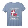 Dänische Flagge T-Shirt | Dänemark Urlaub & Fan Geschenk für Männer, Frauen & Kinder