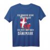 Dänische Flagge T-Shirt | Dänemark Urlaub & Fan Geschenk für Männer, Frauen & Kinder