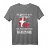 Dänische Flagge T-Shirt | Dänemark Urlaub & Fan Geschenk für Männer, Frauen & Kinder