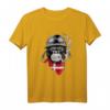 Dänemark Däne T-Shirt mit Flagge – Klassisch geschnitten, doppelt genähter Saum, ideal für Dänemark- und Skandinavien-Fans