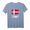 Fanø Insel Fanø Dänemark Flagge T-Shirt – Perfektes Geschenk für Fanø-Urlauber & Dänemark-Fans