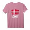 Fanø Insel Fanø Dänemark Flagge T-Shirt – Perfektes Geschenk für Fanø-Urlauber & Dänemark-Fans