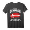 Dänemark Geschenk für Herren, Damen und Kinder mit Flagge - Skandinavisches T-Shirt für Fans, Familien & Souvenir-Liebhaber