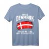 Dänemark Geschenk für Herren, Damen und Kinder mit Flagge - Skandinavisches T-Shirt für Fans, Familien & Souvenir-Liebhaber