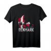 Dänemark T-Shirt Skandinavisch Retro – Patriotisches Geschenk für Dänemark Liebhaber, Fans & Reisende