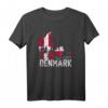 Dänemark T-Shirt Skandinavisch Retro – Patriotisches Geschenk für Dänemark Liebhaber, Fans & Reisende