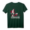 Dänemark T-Shirt Skandinavisch Retro – Patriotisches Geschenk für Dänemark Liebhaber, Fans & Reisende