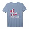 Dänemark T-Shirt Skandinavisch Retro – Patriotisches Geschenk für Dänemark Liebhaber, Fans & Reisende