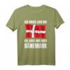 Ich Muss Gar Nix! - Lustiges Dänemark T-Shirt mit Flagge für Urlaub & Reisegeschenke