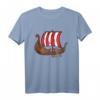 Dänisches Wikingerschiff T-Shirt – Skandinavisches Wikinger-Geschenk für Fans von Dänemark und nordischer Mythologie