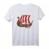 Dänisches Wikingerschiff T-Shirt – Skandinavisches Wikinger-Geschenk für Fans von Dänemark und nordischer Mythologie