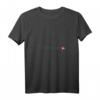 Dänemark Liebe T-Shirt mit Flagge und Herz – Minimalistisches Fan-Shirt für Dänen, Fußballfans & Urlauber