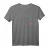 Dänemark Liebe T-Shirt mit Flagge und Herz – Minimalistisches Fan-Shirt für Dänen, Fußballfans & Urlauber