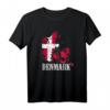 Dänemark Dänisch Skandinavisch Retro T-Shirt - Patriotisches Fan- und Reiseshirt für Dänemark-Liebhaber