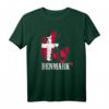 Dänemark Dänisch Skandinavisch Retro T-Shirt - Patriotisches Fan- und Reiseshirt für Dänemark-Liebhaber